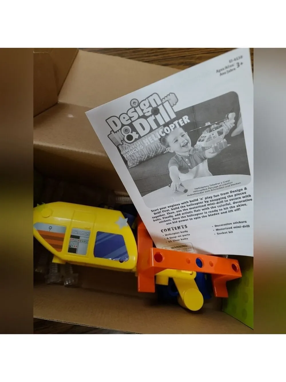 Educational Insights Helicopter Toy Design Drill